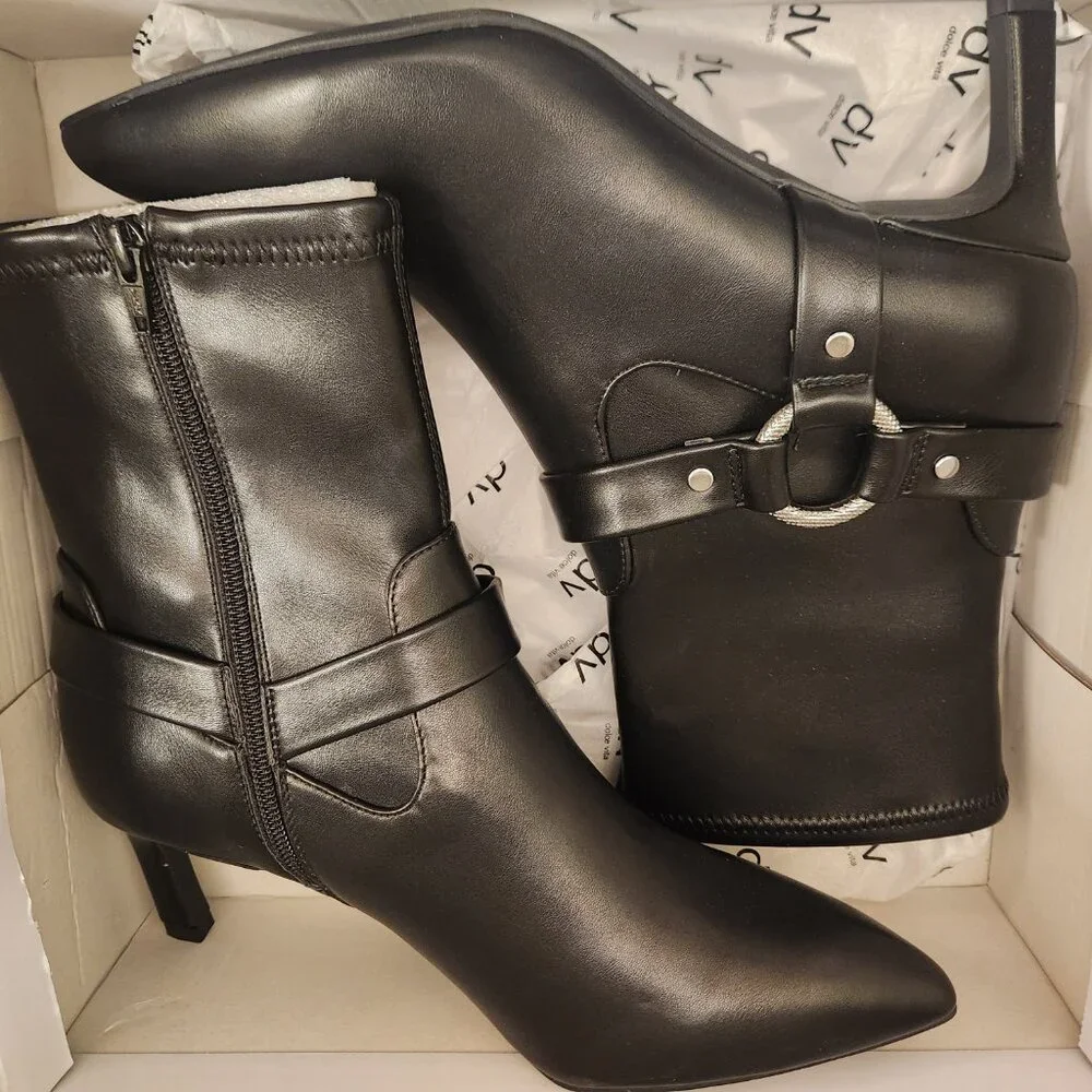 DV Dolce Vita Boots Gavani Black Heeled Boots. NIB. Size 10 - Picture 10 of 12